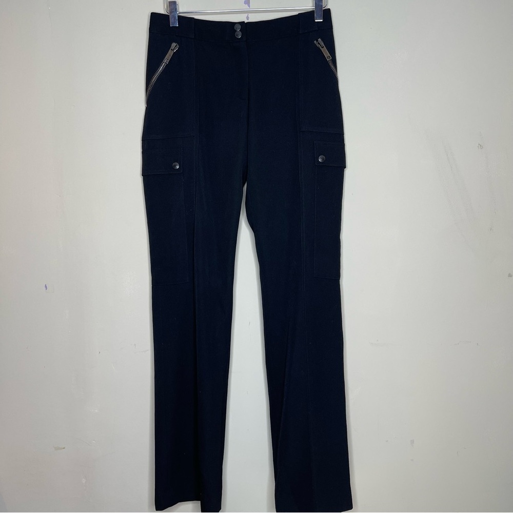 Burberry black straight leg pants